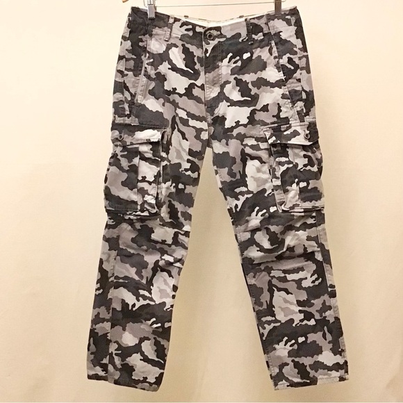 Levi’s 32x26.5 Ace Cargo Camo Men’s Pants Gray Camouflage (Tag Size 32x30) - Picture 12 of 12